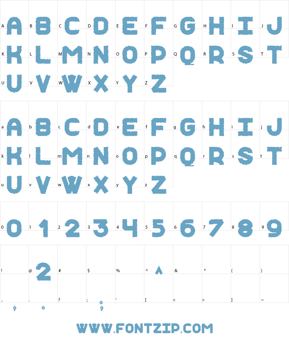 Destroyed New St Font Character